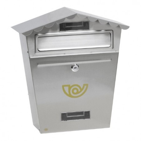 AMIG 7462   Buzón 1 INOX   360 x 335 x 110 mm   Acero inoxidable   Inoxidable
