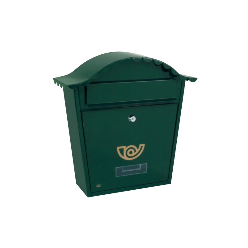 AMIG 7465   Buzón 1   370 x 360 x 105 mm   Acero   Verde
