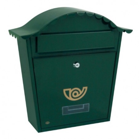 AMIG 7465   Buzón 1   370 x 360 x 105 mm   Acero   Verde