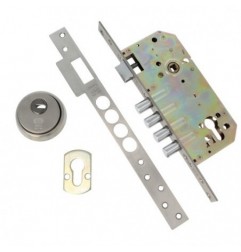 AMIG 7480  
 Cerradura 110  
 50/85  
 Acero inoxidable 18/8  
 Mate