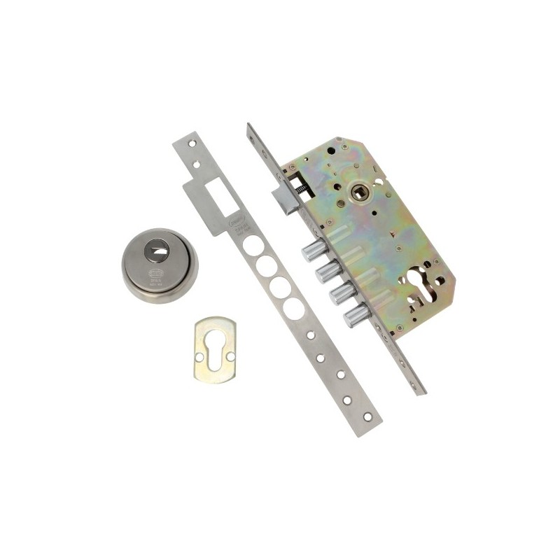 AMIG 7480  
 Cerradura 110  
 50/85  
 Acero inoxidable 18/8  
 Mate
