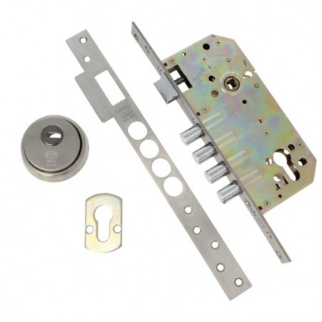 AMIG 7480  
 Cerradura 110  
 50/85  
 Acero inoxidable 18/8  
 Mate