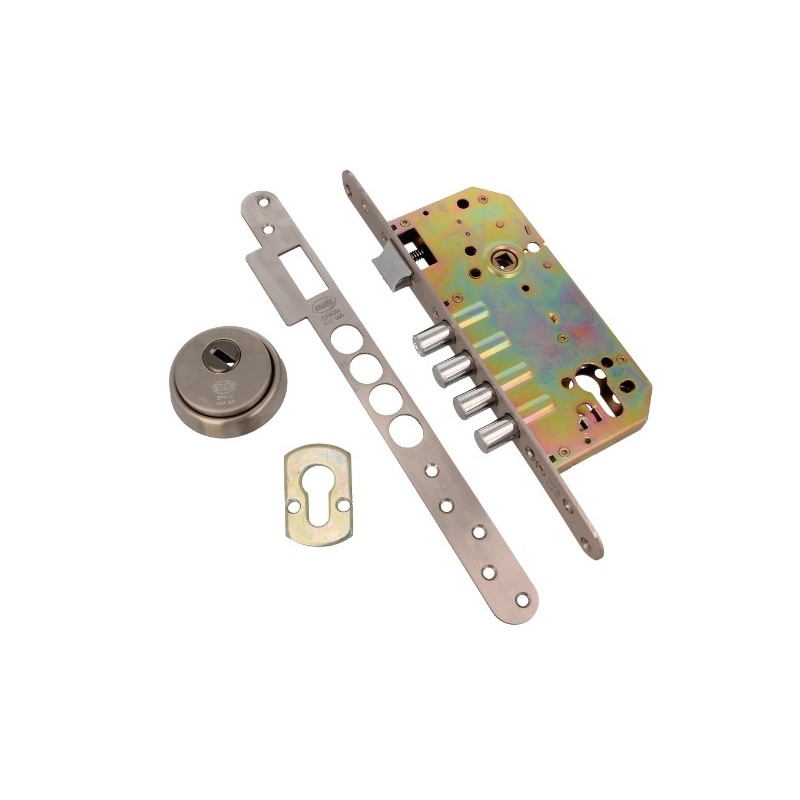 AMIG 7483  
 Cerradura 111  
 50/85  
 Acero inoxidable 18/8  
 Mate