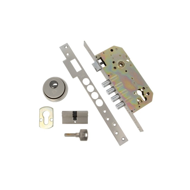 AMIG 7543  
 Cerradura 100  
 50/85  
 Acero  
 Cromado mate