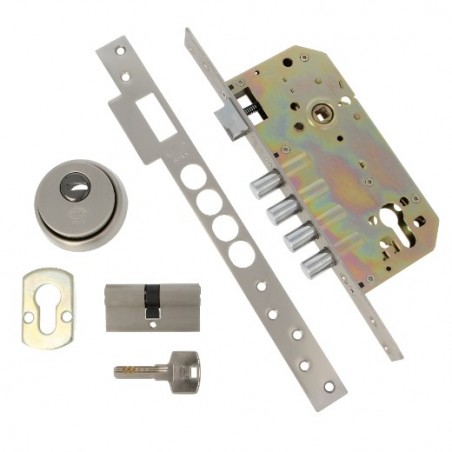 AMIG 7543  
 Cerradura 100  
 50/85  
 Acero  
 Cromado mate