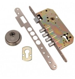 AMIG 7549  
 Cerradura 111  
 50/85  
 Acero  
 Cromado mate