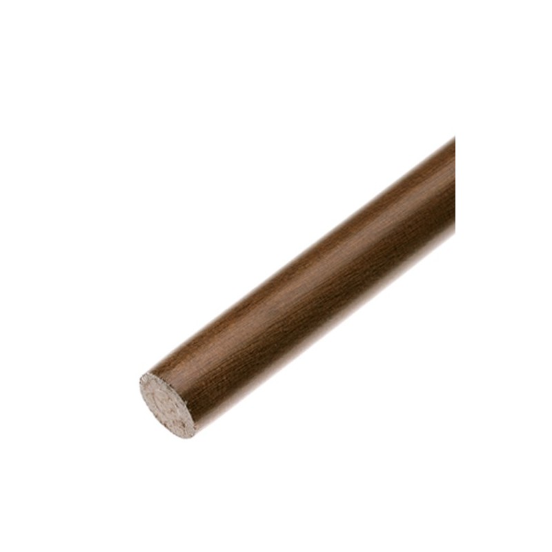 AMIG 7611  
 Barra redonda 14  
 Ø20 mm x 2,4 m  
 Madera  
 Nogal
