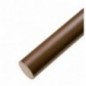 AMIG 7619  
 Barra redonda 22  
 Ø30 mm x 2 m  
 Madera  
 Nogal