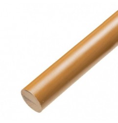 AMIG 7622  
 Barra redonda 22  
 Ø30 mm x 2 m  
 Madera  
 Teka