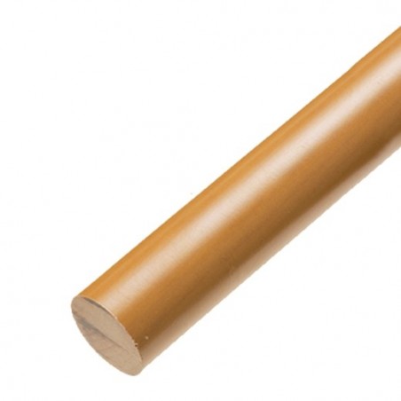 AMIG 7622  
 Barra redonda 22  
 Ø30 mm x 2 m  
 Madera  
 Teka