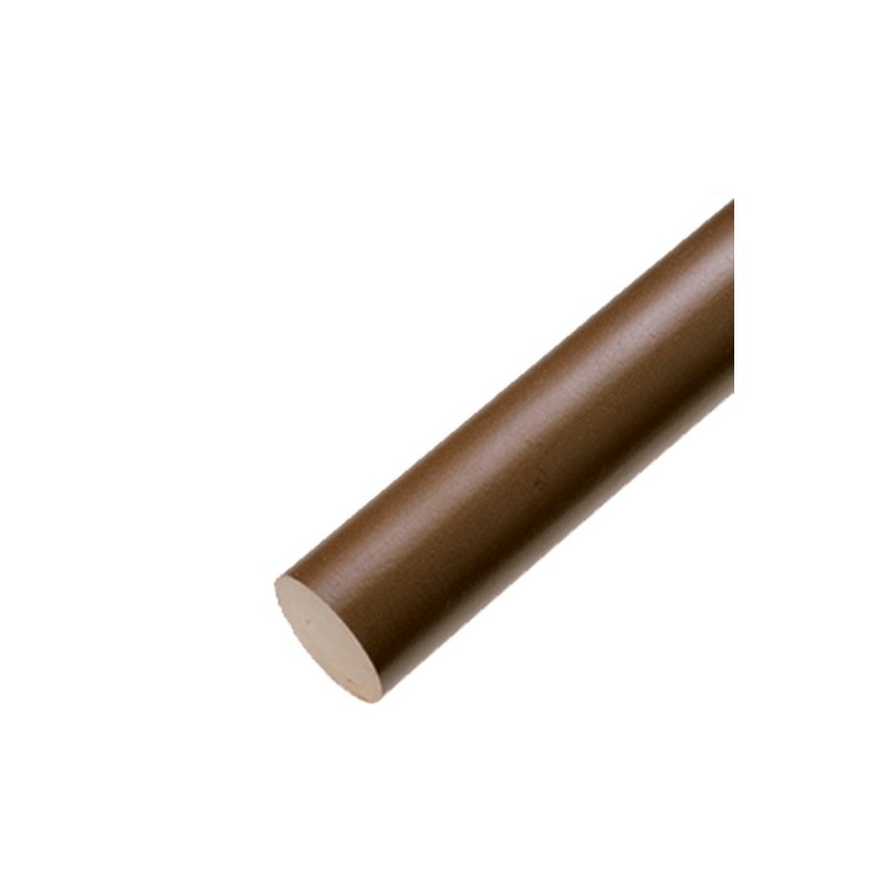 AMIG 7623  
 Barra redonda 24  
 Ø30 mm x 2,4 m  
 Madera  
 Nogal