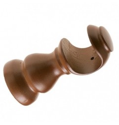 AMIG 7644  
 Soporte frente 210  
 Ø30 mm x 117 mm  
 Madera  
 Nogal