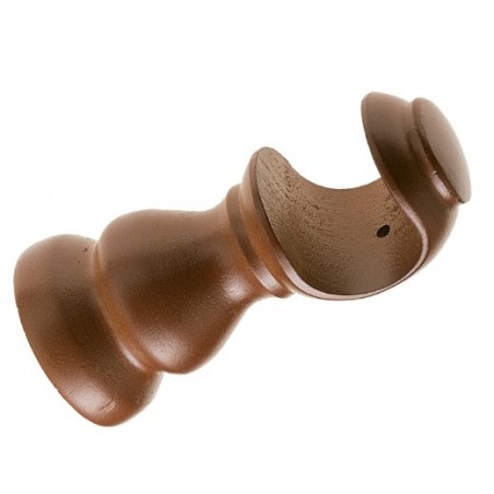 AMIG 7644  
 Soporte frente 210  
 Ø30 mm x 117 mm  
 Madera  
 Nogal
