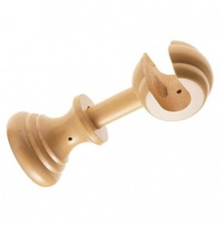 AMIG 7658  
 Soporte frente extensible 240  
 Ø20 mm x 150 mm  
 Madera  
 Sapelli