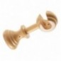 AMIG 7659  
 Soporte frente extensible 240  
 Ø20 mm x 150 mm  
 Madera  
 Teka