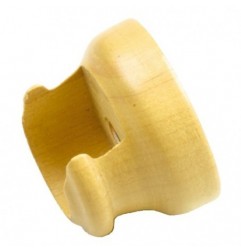 AMIG 7664  
 Soporte lateral 260  
 Ø20 mm x 35 mm  
 Madera  
 Nogal