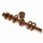 AMIG 7716  
 Conjunto pared 372  
 Ø30 mm x 2 m  
 Madera  
 Nogal