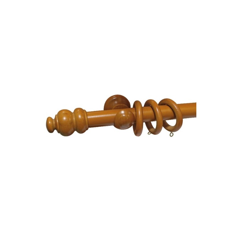 AMIG 7723  
 Conjunto pared 374  
 Ø30 mm x 2,4 m  
 Madera  
 Teka