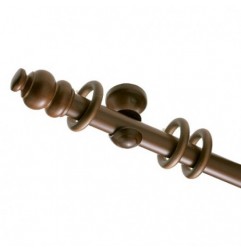 AMIG 7747  
 Conjunto techo 375  
 Ø30 mm x 2,4 m  
 Madera  
 Teka