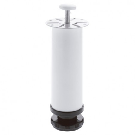 AMIG 7804  
 Pata para mueble 5  
 Ø50 x 150  mm  
 Acero  
 Blanco