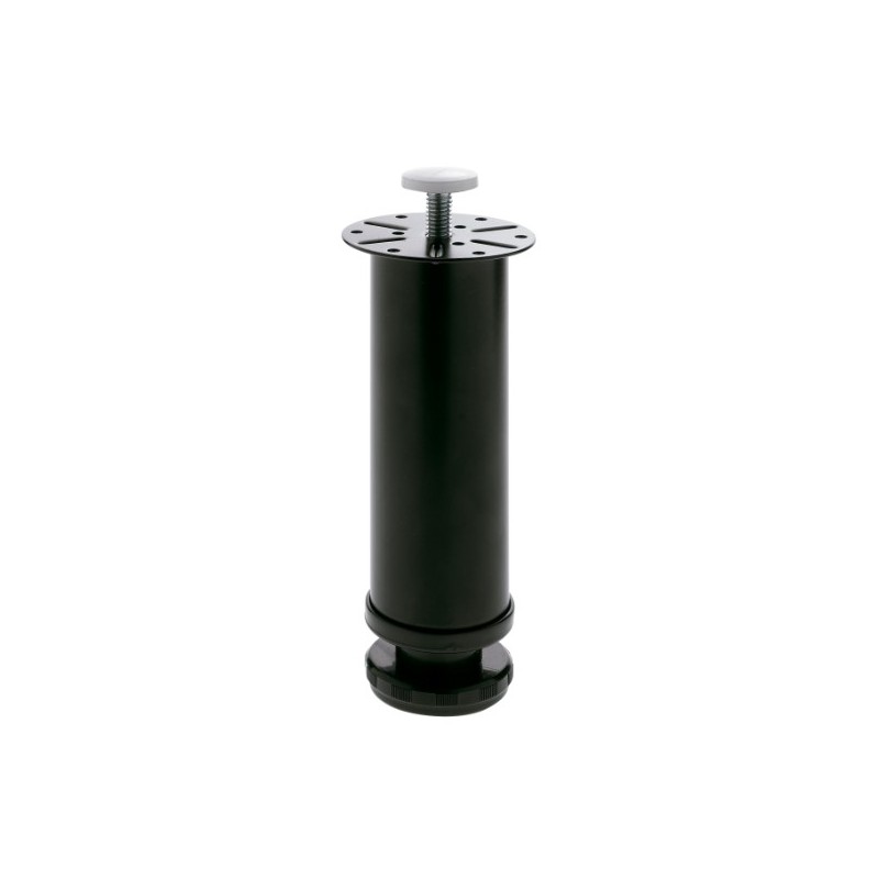 AMIG 7806  
 Pata para mueble 5  
 Ø50 x 150  mm  
 Acero  
 Negro