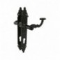 AMIG 7817  
 Manilla con placa 100PB  
 280 x 44 mm  
 Placa de acero, Tirador de zamak  
 Negro