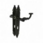 AMIG 7818  
 Manilla con placa 100PG  
 280 x 44 mm  
 Placa de acero, Tirador de zamak  
 Negro