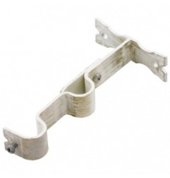 AMIG 7858  
 Soporte frente doble 640  
 Ø20 x 160 x 85 mm  
 Acero  
 Musgo verde