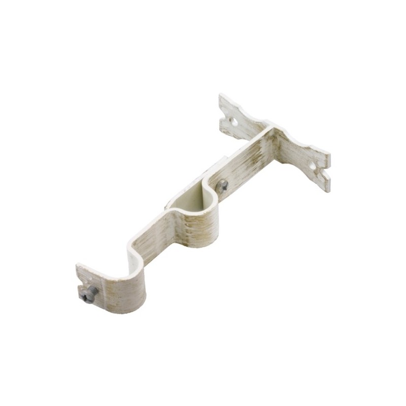 AMIG 7858  
 Soporte frente doble 640  
 Ø20 x 160 x 85 mm  
 Acero  
 Musgo verde