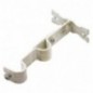 AMIG 7858  
 Soporte frente doble 640  
 Ø20 x 160 x 85 mm  
 Acero  
 Musgo verde