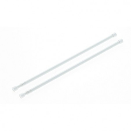 AMIG 7946  
 Portavisillos 1  
 Ø8 x 45/80 mm  
 Acero  
 Blanco