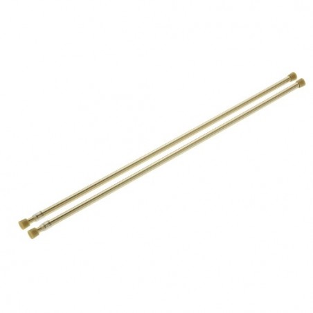AMIG 7948  
 Portavisillos 1  
 Ø8 x 45/80 mm  
 Acero  
 Dorado