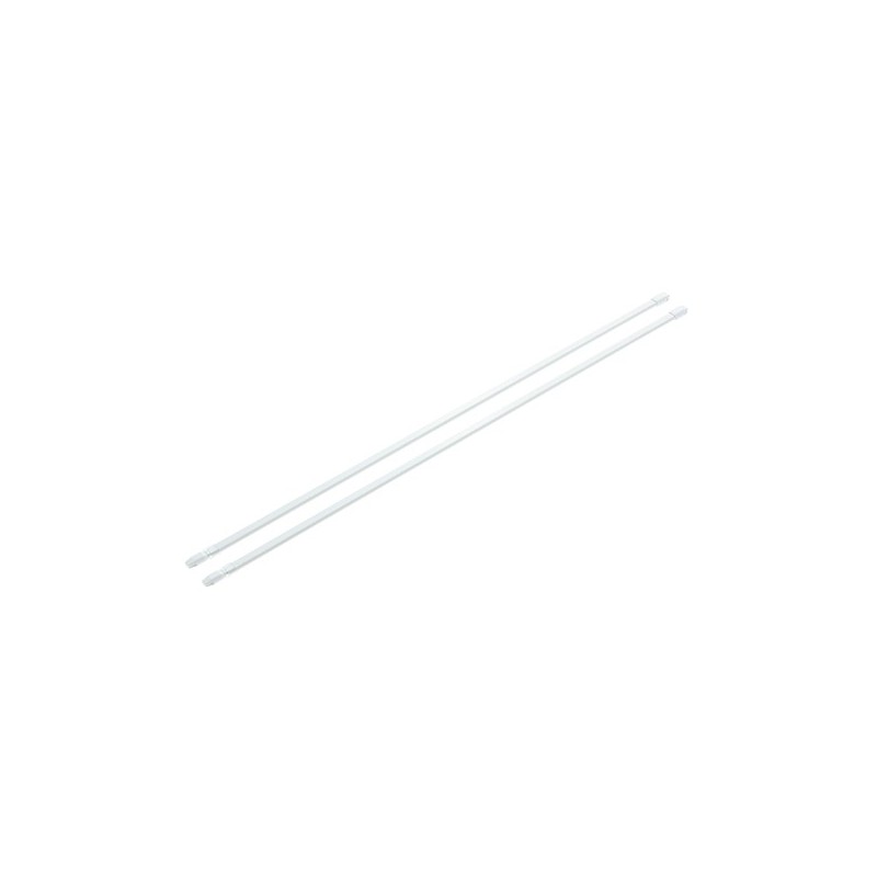 AMIG 7950  
 Portavisillos 2  
 Ø10 x 60/110 mm  
 Acero  
 Blanco