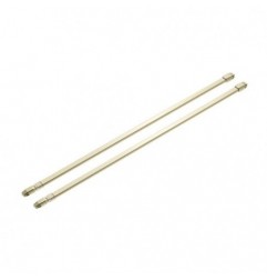 AMIG 7951  
 Portavisillos 2  
 Ø10 x 40/70 mm  
 Acero  
 Dorado