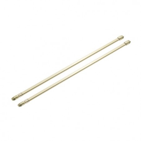 AMIG 7951  
 Portavisillos 2  
 Ø10 x 40/70 mm  
 Acero  
 Dorado