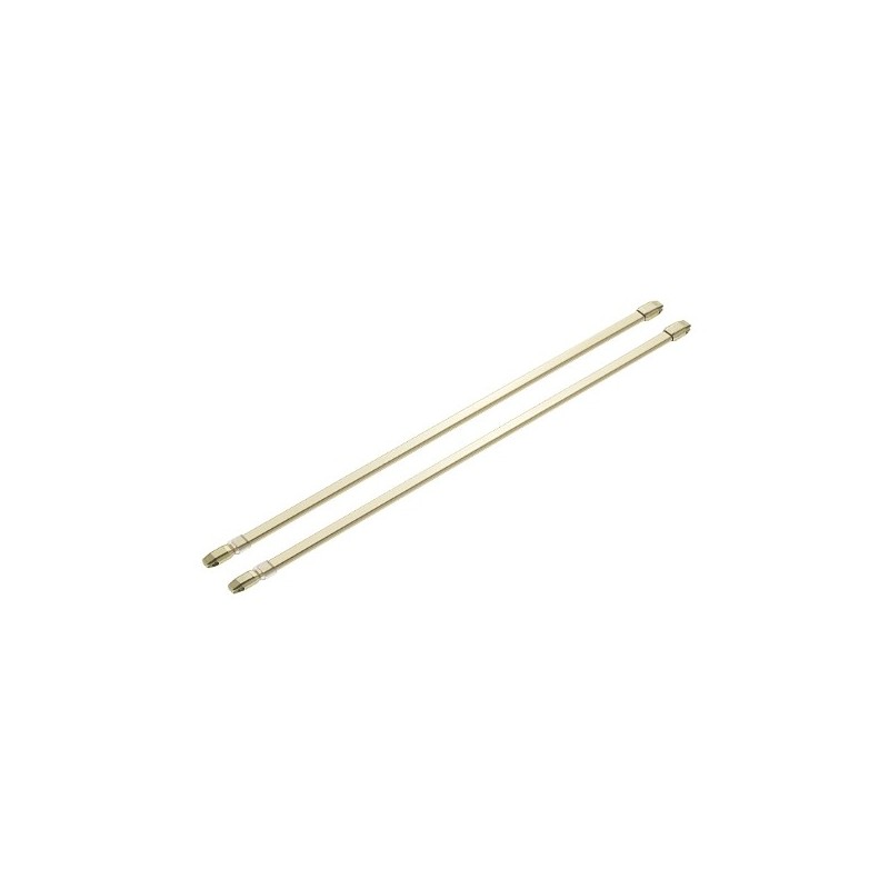 AMIG 7952  
 Portavisillos 2  
 Ø10 x 60/110 mm  
 Acero  
 Dorado