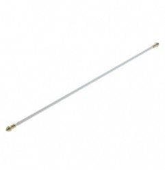 AMIG 7964  
 Portavisillos 4  
 Ø12 x 125/235 mm  
 Acero  
 Blanco/Dorado