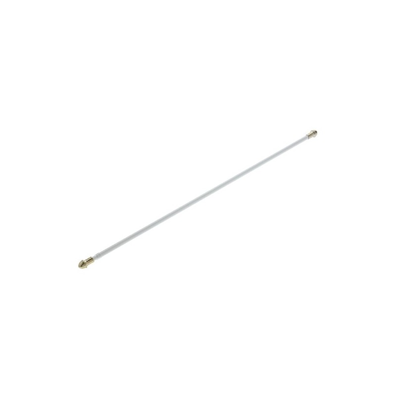 AMIG 7964  
 Portavisillos 4  
 Ø12 x 125/235 mm  
 Acero  
 Blanco/Dorado