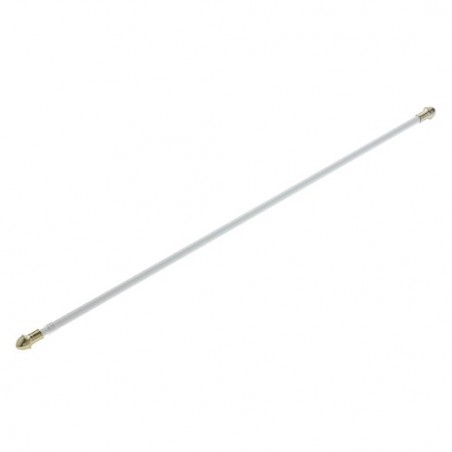 AMIG 7964  
 Portavisillos 4  
 Ø12 x 125/235 mm  
 Acero  
 Blanco/Dorado