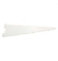AMIG 8012  
 Soporte doble para estantes 8100  
 37 cm  
 Acero  
 Blanco