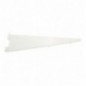 AMIG 8012  
 Soporte doble para estantes 8100  
 37 cm  
 Acero  
 Blanco