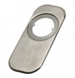 AMIG 8050  
 Embellecedor 10  
 165 x 74 mm  
 Latón  
 Cromado mate