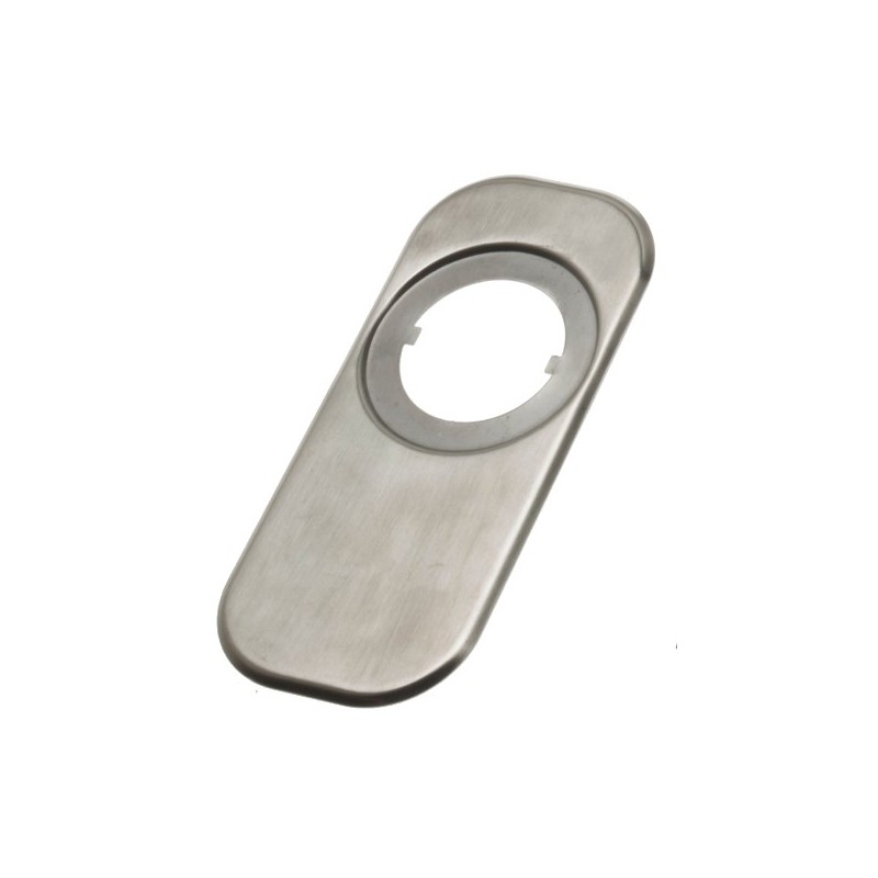 AMIG 8050  
 Embellecedor 10  
 165 x 74 mm  
 Latón  
 Cromado mate