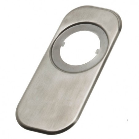 AMIG 8050  
 Embellecedor 10  
 165 x 74 mm  
 Latón  
 Cromado mate