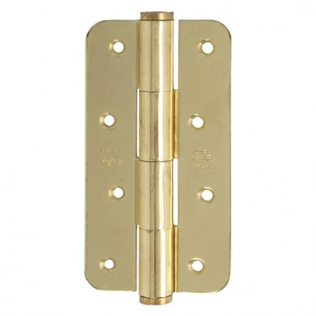 AMIG 8077  
 Bisagra 701  
 150 x 80 x 3 mm  
 Acero  
 Latonado barnizado