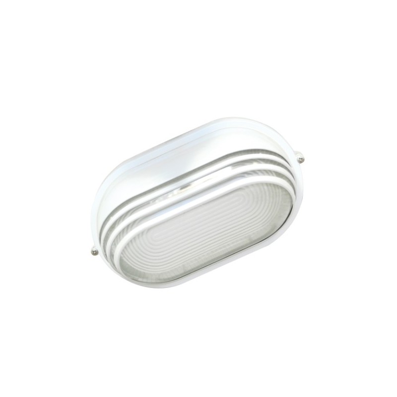 AMIG 8087  
 Plafón 4  
 280 x 160 x 130 mm  
 Aluminio  
 Blanco