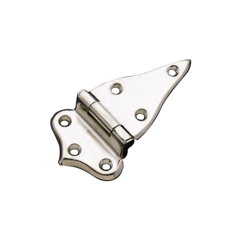 AMIG 81  
 Bisagra 1  
 80 x 46 mm  
 Acero  
 Niquelado
