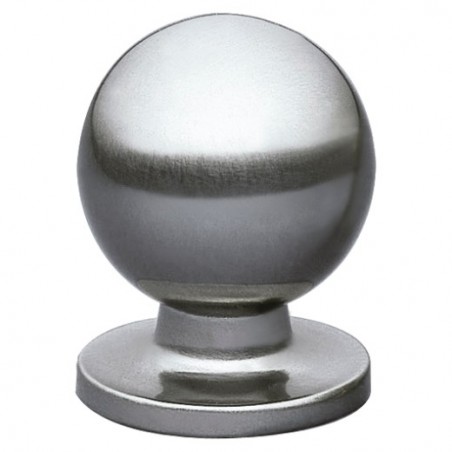 AMIG 8178  
 Pomo 710  
 Ø20 x 23 mm  
 Zamak  
 Níquel cepillado