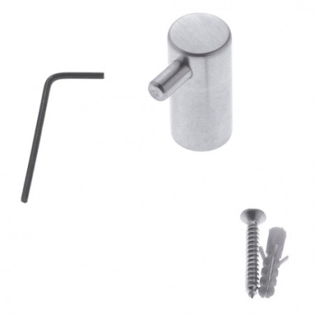 AMIG 8202  
 Colgador 12  
 Ø19 x 43 mm  
 Acero inoxidable 18/8  
 Mate