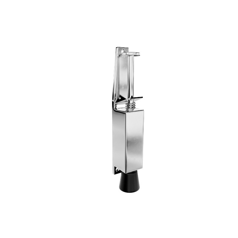 AMIG 8209  
 Retenedor de pie 11  
 165 x 30 mm  
 Zamak  
 Cromado mate